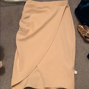 Misguided nude skirt